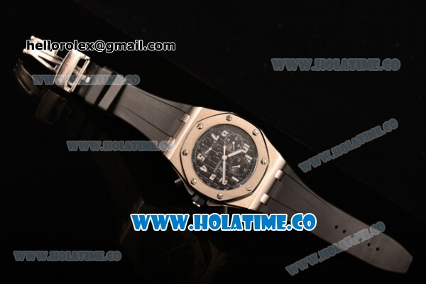 Audemars Piguet Royal Oak Offshore Chronograph Swiss Valjoux 7750 Automatic Steel Case with Blue Dial and White Arabic Numeral Markers (GF） - Click Image to Close